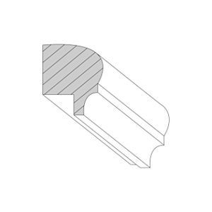 Molding - Height 1" | Width 1-1/2" | Length 90"