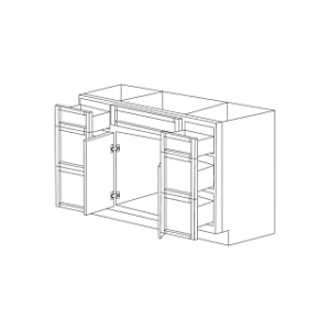Dimensions: 48"Wx32"Hx21"D