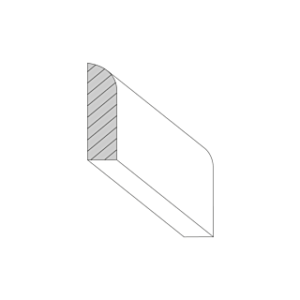 Moldings - Dimensions: 1/4"x90"