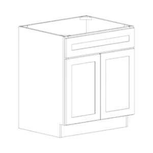 30" Single False Drawer Front