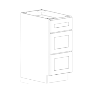12" Three Drawer Box