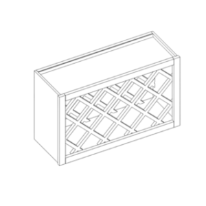 30" Wine Rack Cabinet