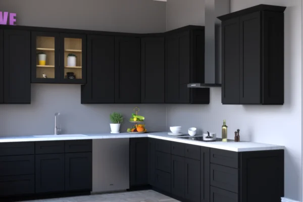 Modern Black Shaker
