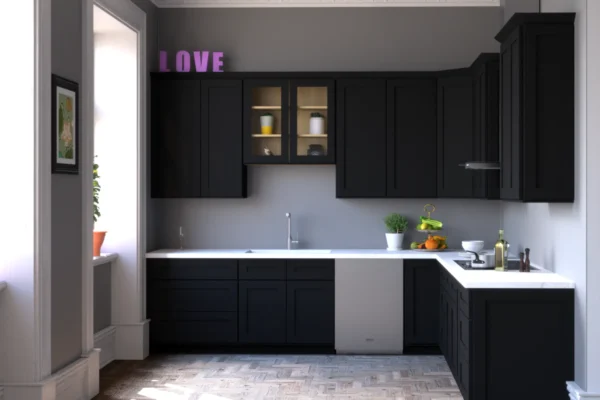 Modern Black Shaker - Image 2