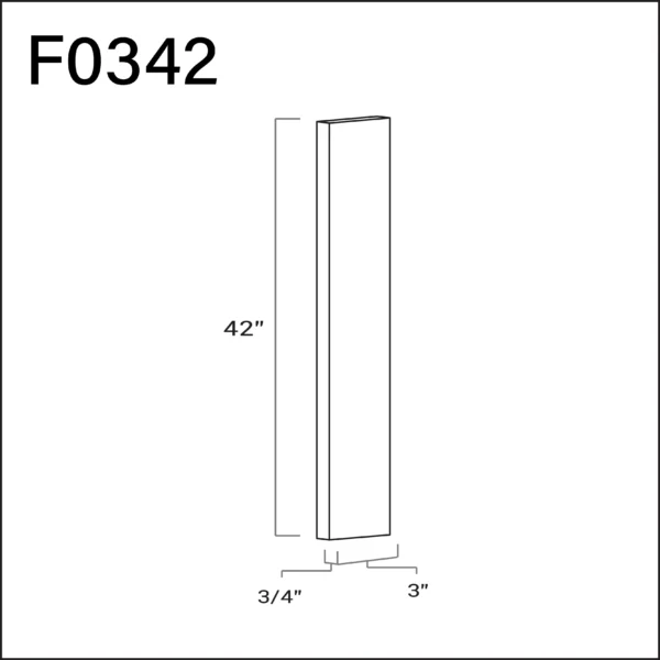 Wall Filler 3" W x 42" L